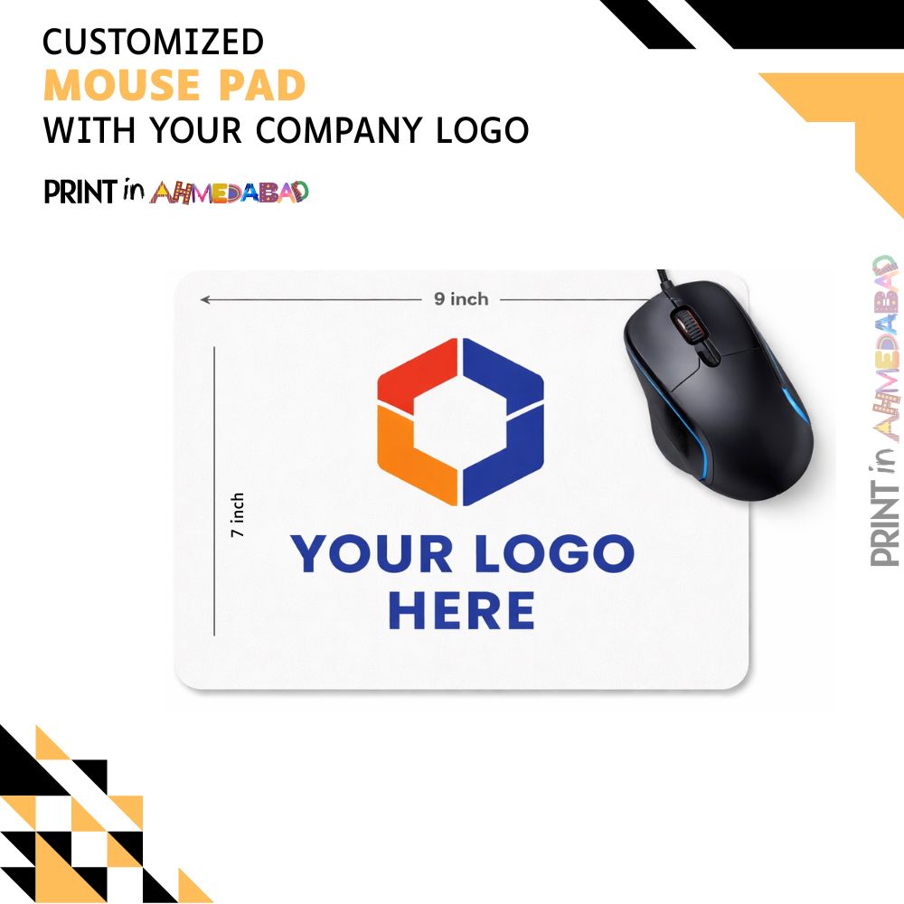 Customized Mouse Pad | Best for Corporate use | Pack of 5