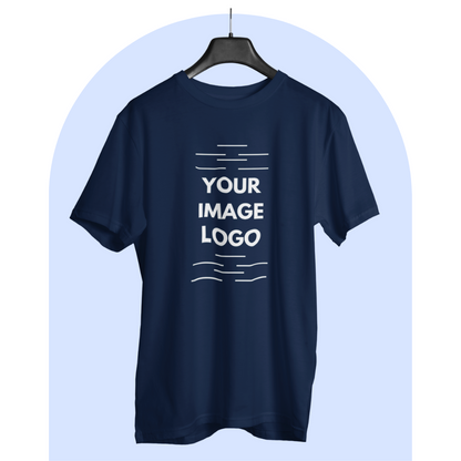 Navy Blue | Cotton | T-Shirt