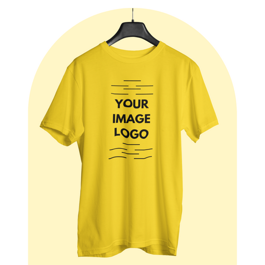 Yellow | Cotton | T-Shirt