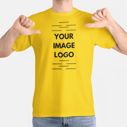 Yellow | Cotton | T-Shirt